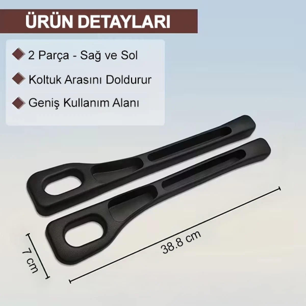 Esnek Telefon Cüzdan Anahtar Para Düşme Engelleyici Araç Koltuk Arası Düzenleyici Siyah