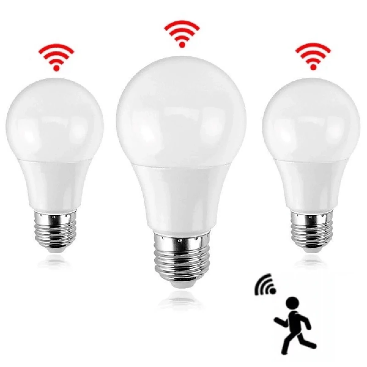 Hareket Sensörlü Led Ampul Lamba 9 W