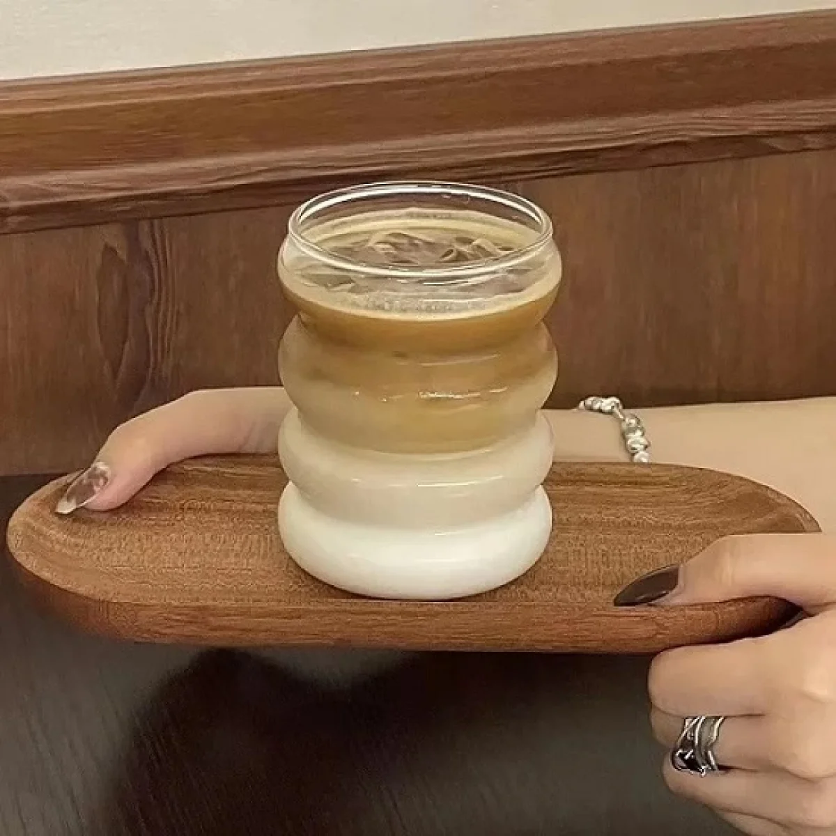 Isıya Dayanıklı Borosilikat Dört Halkalı Bardak