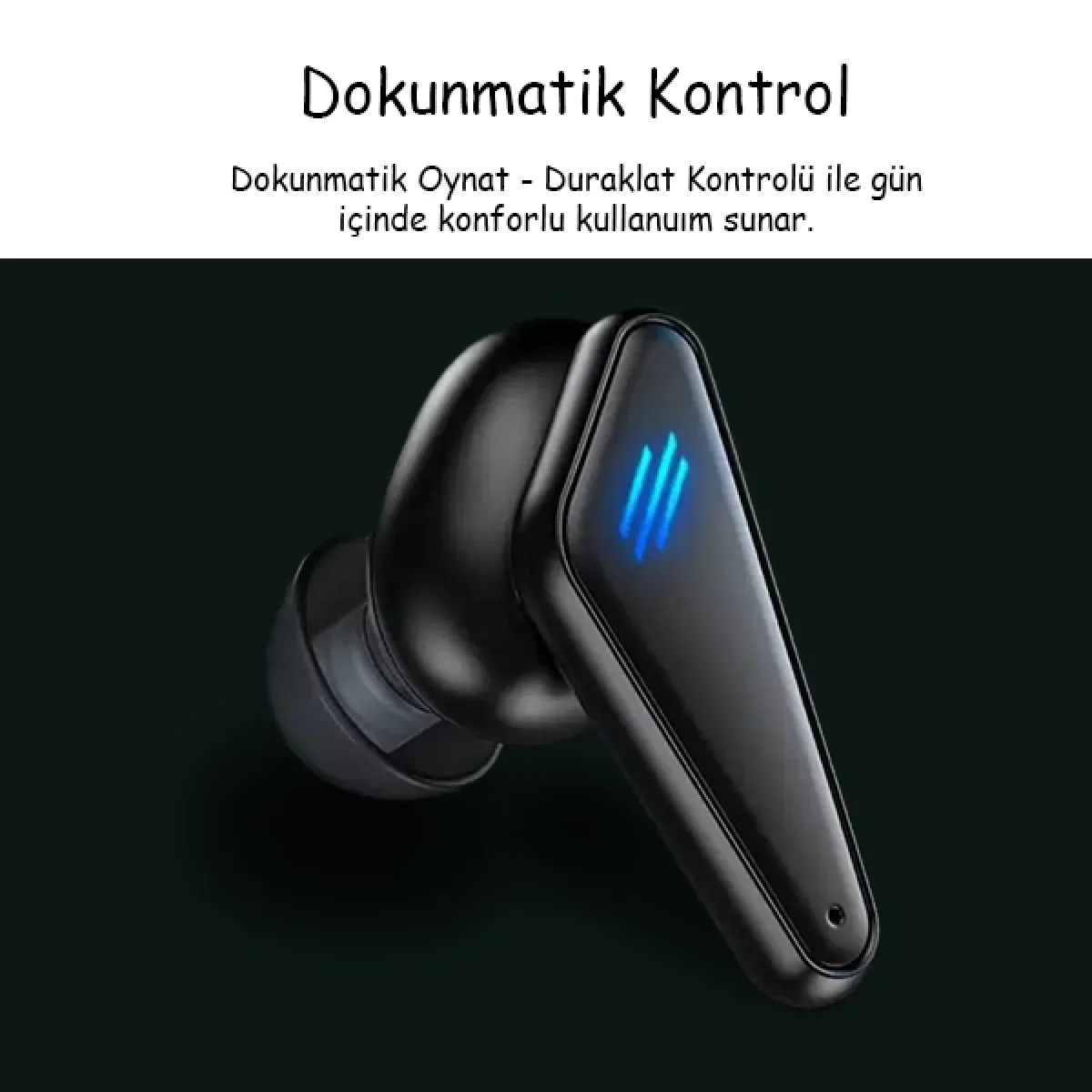 K55 Kablosuz Led Işıklı Oyuncu Bluetooth Kulaklık 5.0 Oyuncu Kulaklığı