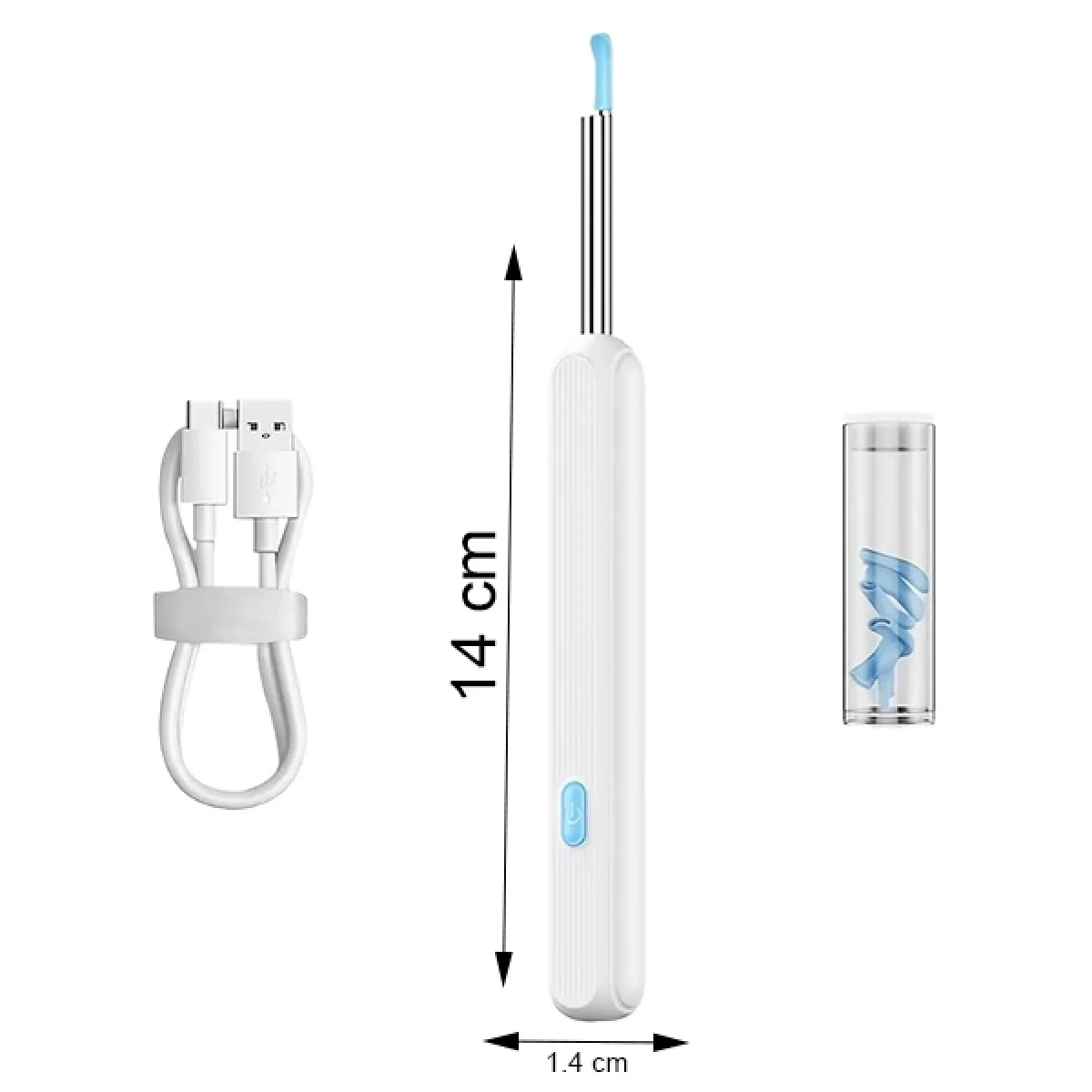 Kameralı Led Işıklı Kablosuz Kulak Temizleme Cihazı