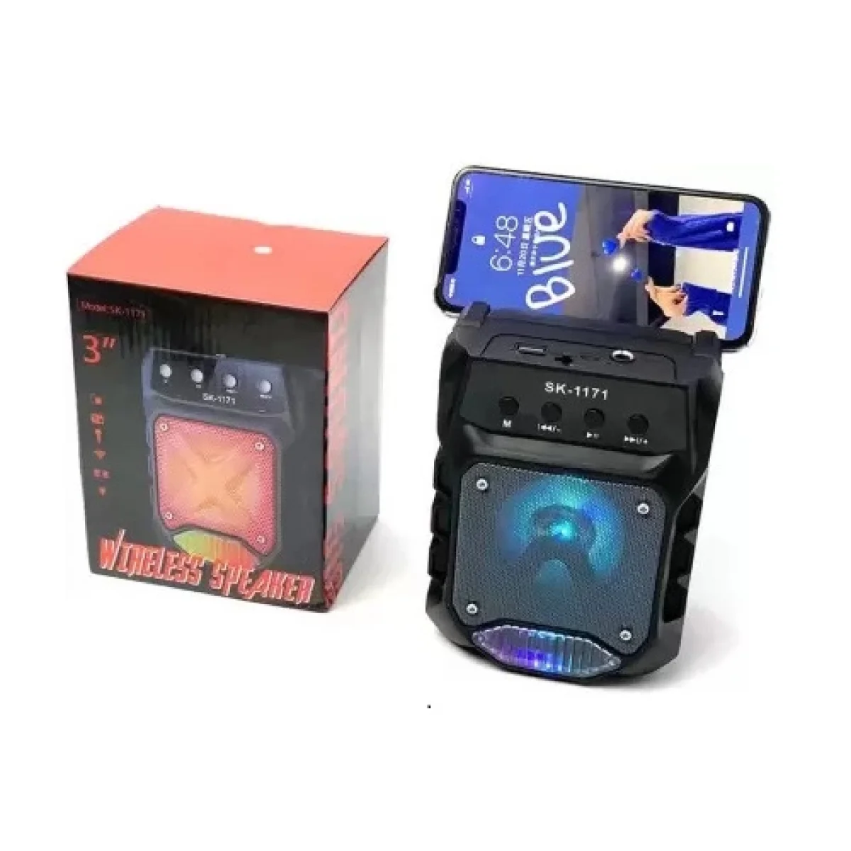 Karaoke Mikrofon Takılabilir Bluetooth Hoparlör