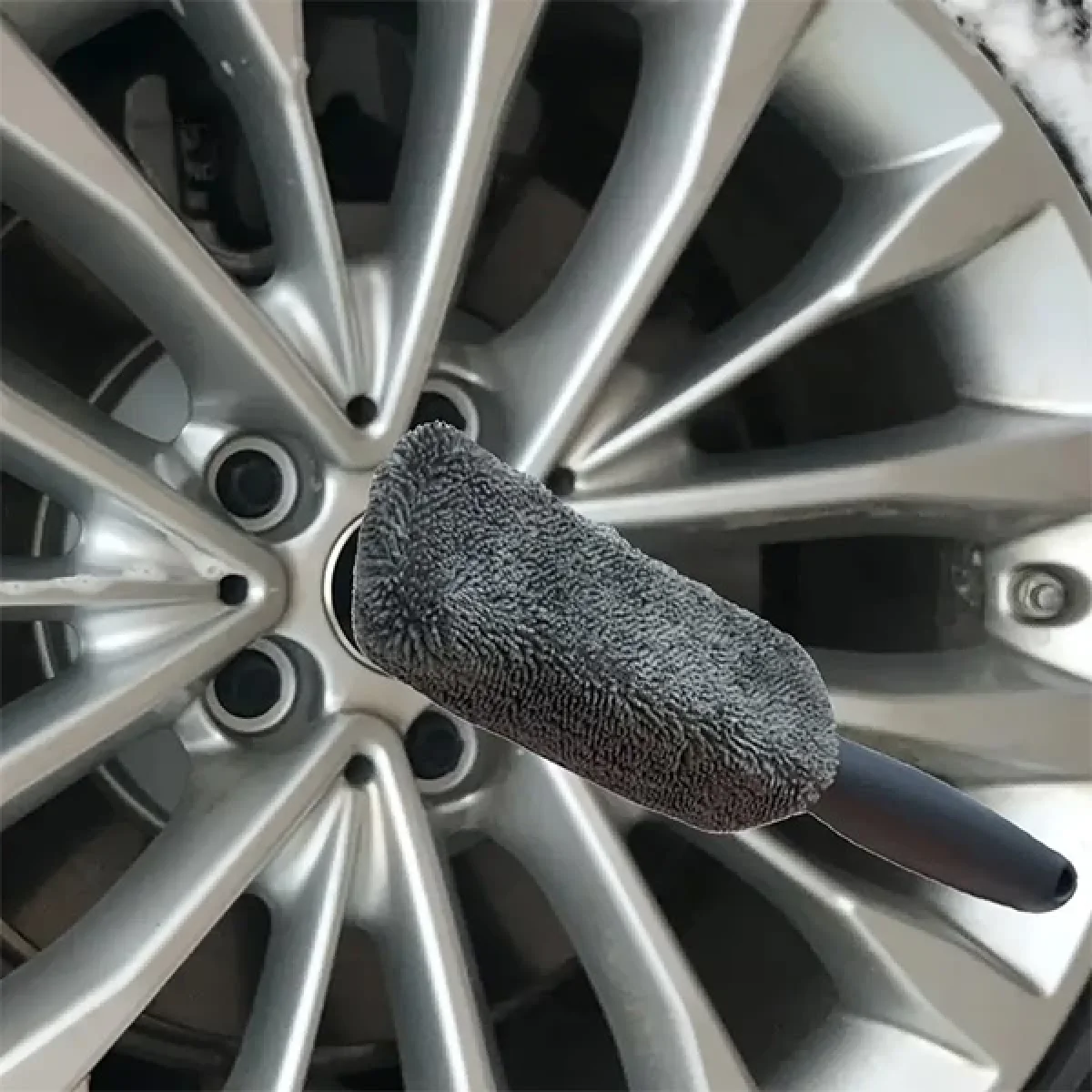 Mikrofiber Oto Jant Temizleme Fırçası Araç Jant Fırçası Araba Jant Temizleyici