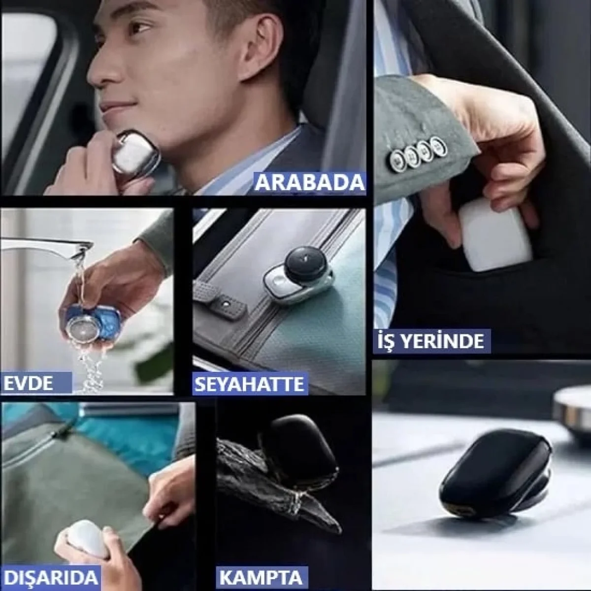 Mını Shaver Şarjlı Günlük Sıfır Traş Makinesi