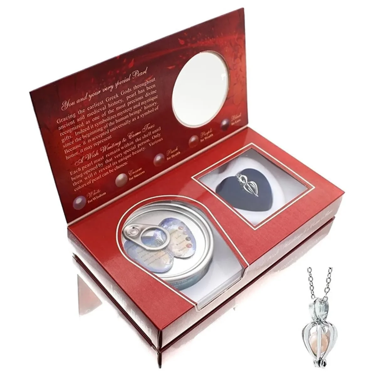 Özel Hediye İstiridye İçinde Gerçek İnci Kolye