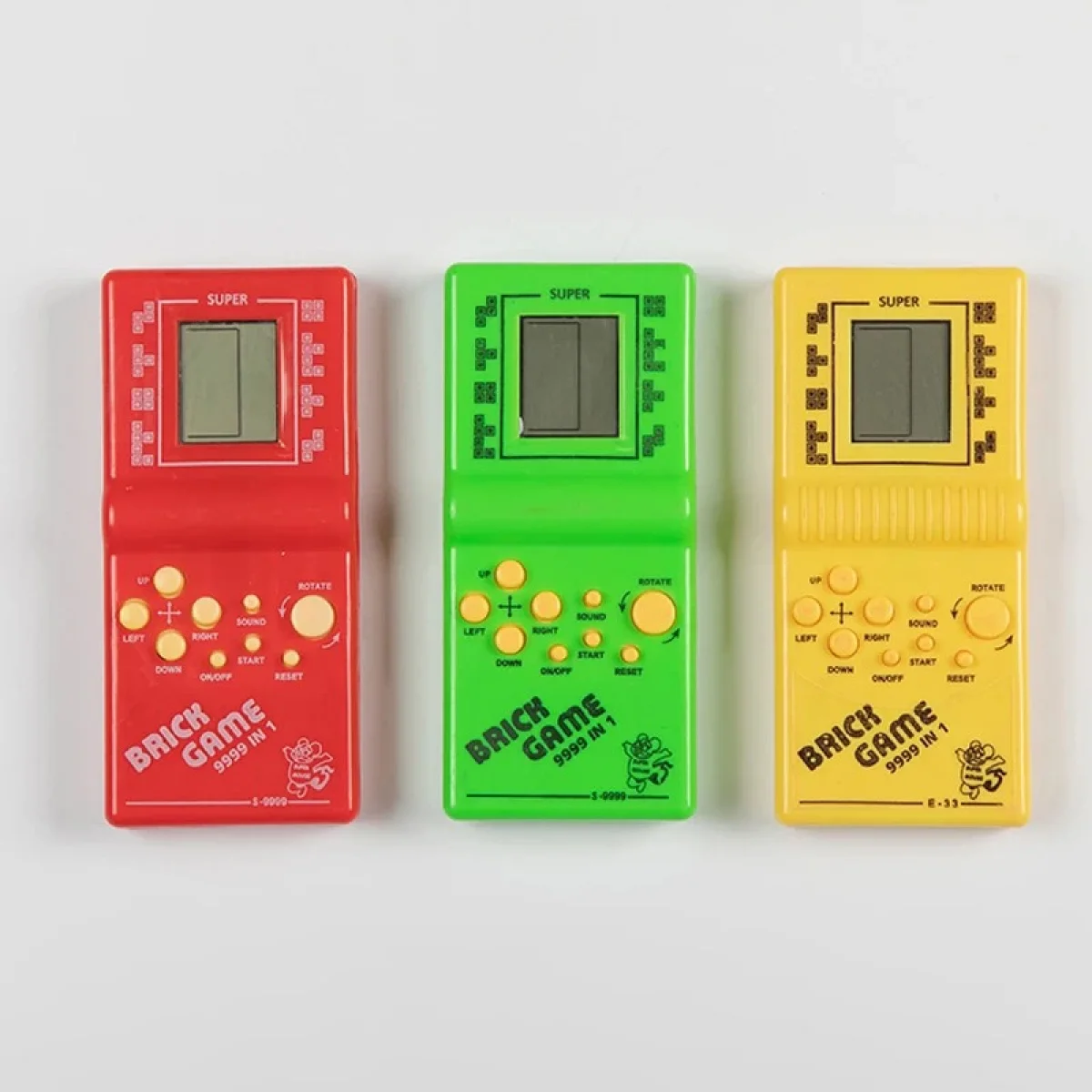 Renkli Tetris El Atarisi Nostaljik Oyuncak