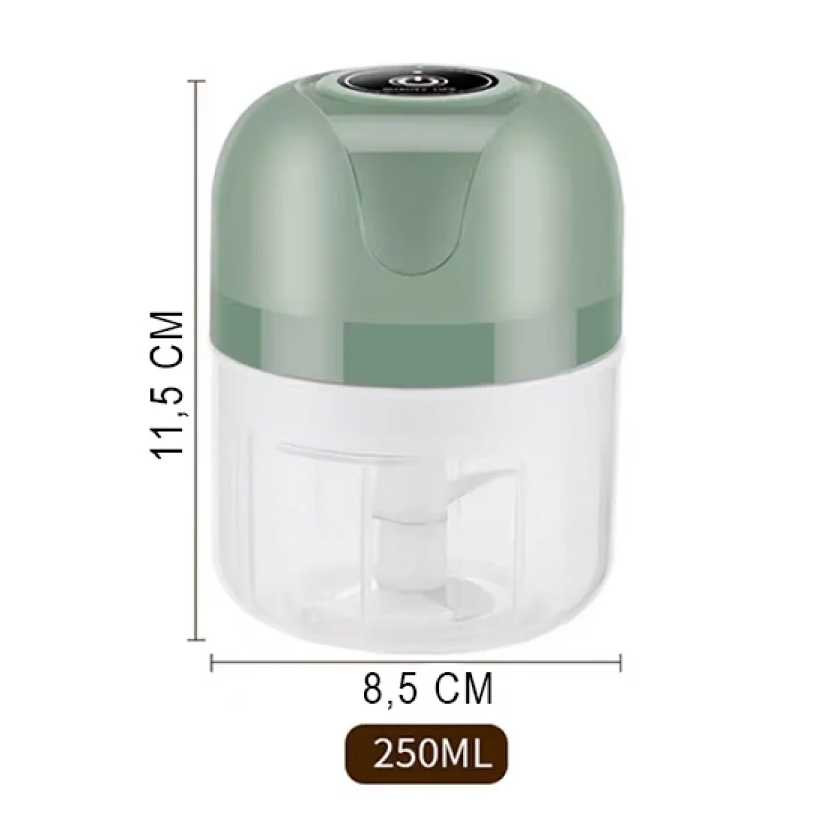 Şarjlı Mini El Rondosu Gıda Doğrayıcı 3 Bıçaklı