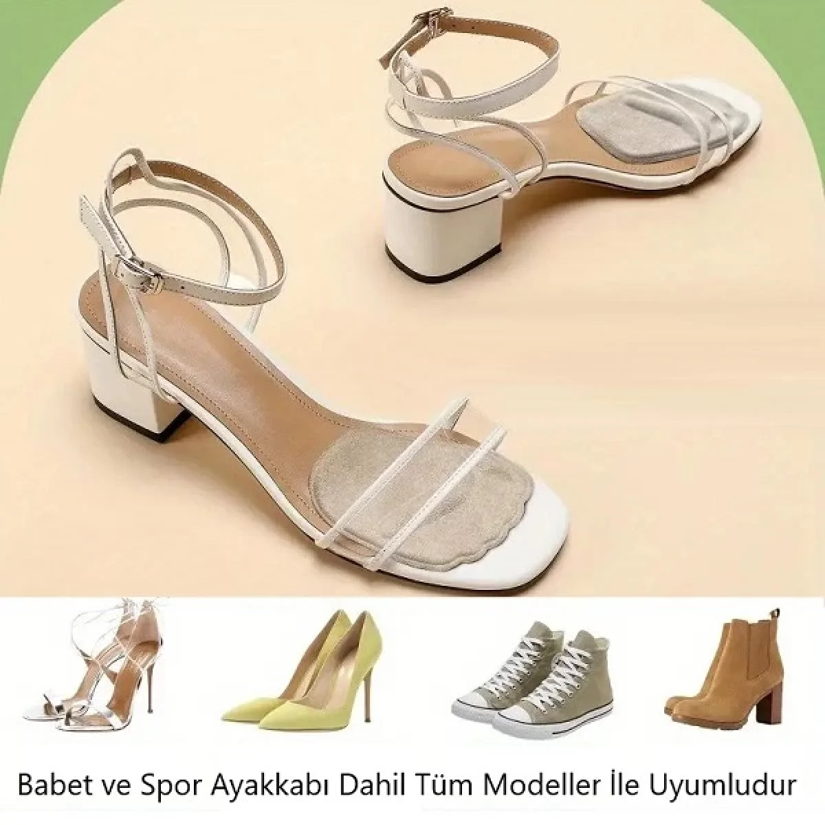 Sünger Ayakkabı Padi Metatarsal 2 Li Pad