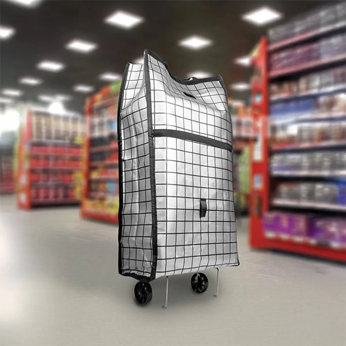 Tekerlekli Portatif Pazar Arabası Pazar Çantası