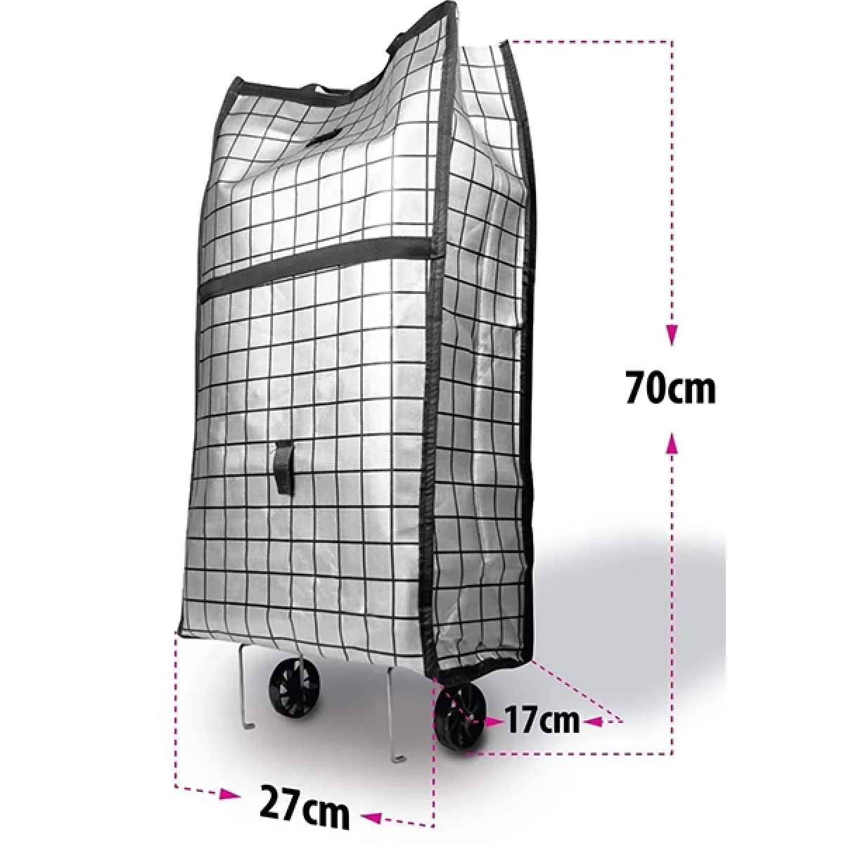 Tekerlekli Portatif Pazar Arabası Pazar Çantası