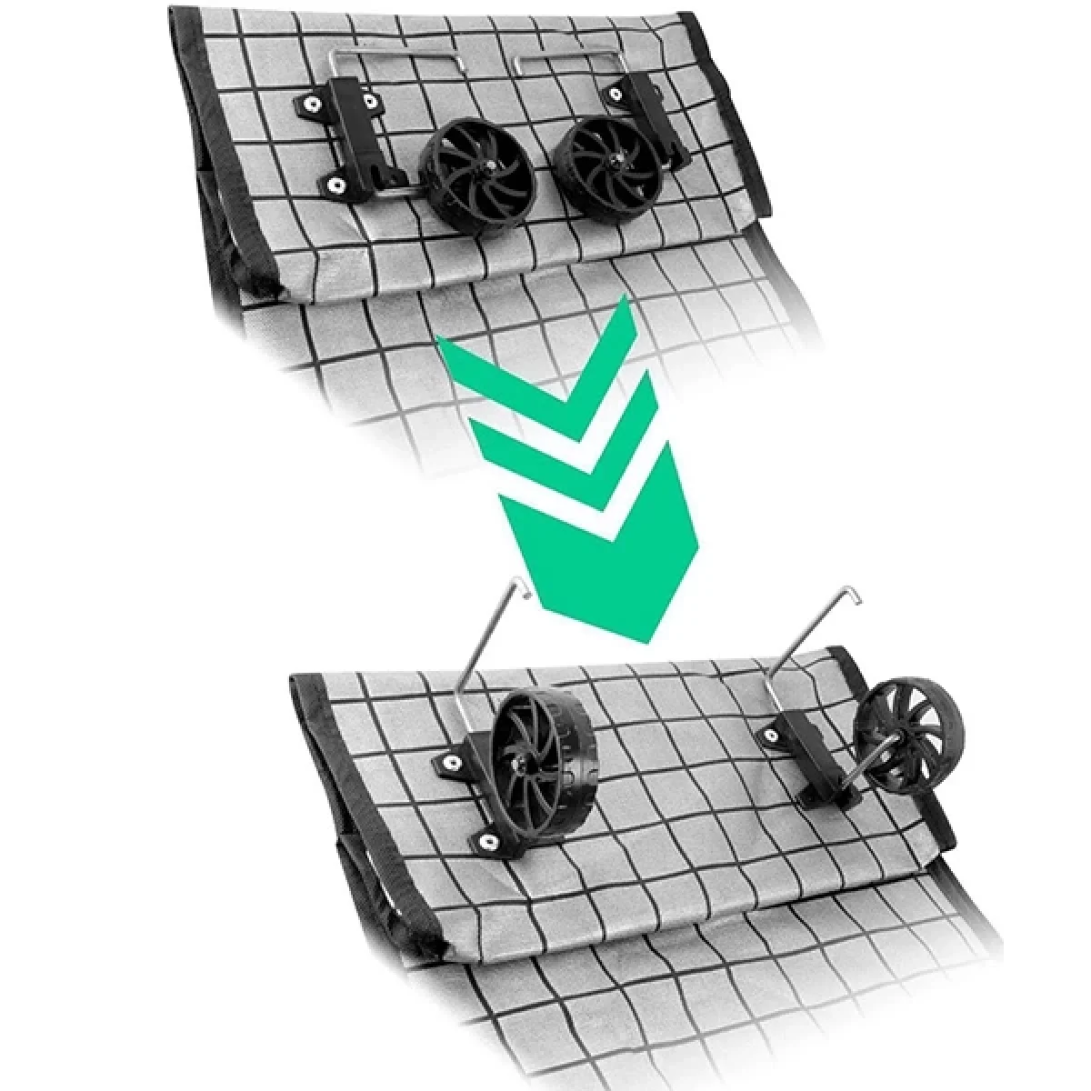 Tekerlekli Portatif Pazar Arabası Pazar Çantası