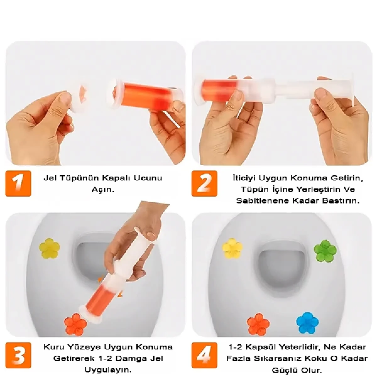 Tuvalet Temizleme Jeli Klozet Banyo Koku Giderici Damga