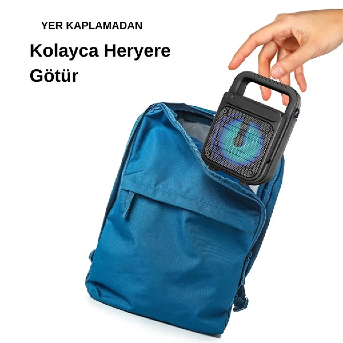 Yüksek Ses Bluetooth Hoparlör Işıklı Ses Bombası