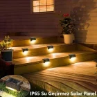1 Adet Köşebent Merdiven Veranda Solar Led Lamba