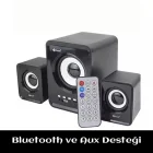 2+1 Mini Bluetooth Ses Sistemi Hoparlör Pc Tv Telefon