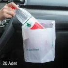 20 Adet Pratik Su Geçirmez Yapışkanlı Oto Araba Çöp Poşeti