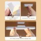 3 Modlu Ton Ayarlı Şarjlı Kitap Okuma Lambası Gün Işığı Dokunmatik Led Işık