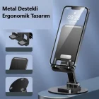 360 Derece Dönebilen Masaüstü Telefon Tutucu