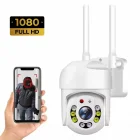 360 Dönebilen Kablosuz Wifi Ip Kamera 1080P Full HD Renkli Gece Görüşlü Su Geçirmez Sesli Görüşme Hareket Takip