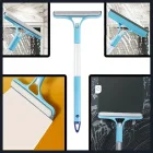 4 ü 1 Arada Çift Taraflı Kazıyıcılı Spreyli Cam Silme ve Fırça Apratı