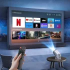 4K 1080P Taşınabilir Sinema Projektörü Ev Sineması Bluetooth Android Projeksiyon Cihazı