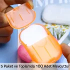 5 Paket Renkli 100 Yaprak Yıkama Kağıt Sabun Elde Eriyen Parfümlü