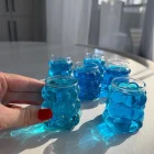 6 Lı Isıya Dayanıklı Kahve Yanı Boncuk Bardak