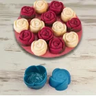 6 Lı Mini Silikon Gül Muffin Kek Kalıbı