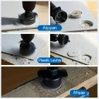 6 Parça Buat Açma Seti Panç Seti Yuvarlak Delik Açma Seti