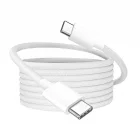 60W Destekli Iphone Samsung Xiaomi Oppo Uyumlu Type C To Type C Hızlı Şarj Kablosu 1 Mt