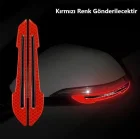 Araba Ayna Çarpma Koruyucu Reflektif Şerit Kırmızı
