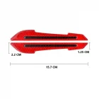 Araba Ayna Çarpma Koruyucu Reflektif Şerit Kırmızı