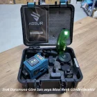 Assur 360 Derece 12 Köşe Otomatik Hizalamalı Yeşil Çizgili Su Terazili Lazer Metre Hizalama