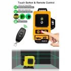 Assur 360 Derece 12 Köşe Otomatik Hizalamalı Yeşil Çizgili Su Terazili Lazer Metre Hizalama