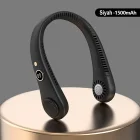 Boyun Askılı Şarjlı Fan Vantilatör Serinletici Siyah