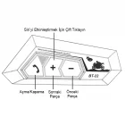 BT22 Motosiklet Kask Kulaklık Intercom Motorsiklet Kulaklığı 5.0 Bluetooth