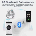 BT22 Motosiklet Kask Kulaklık Intercom Motorsiklet Kulaklığı 5.0 Bluetooth