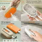 Buharlı Kedi Köpek Yıkama Fırçası Tarağı