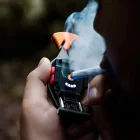 Çok Fonksiyonlu Kamp Feneri Anahtarlık Çakmak