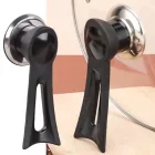 Dikey Tasarımlı Tencere Kapağı Kolu Siyah