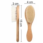 Doğal Bebek Keçi Kılı Tarak Keçi Kılı Bebek Fırçası