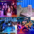 Dokunmatik Kristal Led Rgb Masa Lambası Şarjlı Uzaktan Kumandalı Dekorasyon Lambası