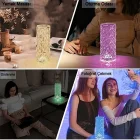 Dokunmatik Kristal Led Rgb Masa Lambası Şarjlı Uzaktan Kumandalı Dekorasyon Lambası