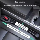 Esnek Telefon Cüzdan Anahtar Para Düşme Engelleyici Araç Koltuk Arası Düzenleyici Siyah