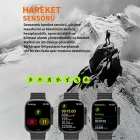 Hk8 Pro Max Akıllı Saat Amoled Siyah Kasa