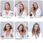 Isısız Saç Şekillendirme Seti Saten Saç Sosisi Saç Bigudisi Seti Saç Şekillendirici