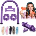 Isısız Saç Şekillendirme Seti Saten Saç Sosisi Saç Bigudisi Seti Saç Şekillendirici