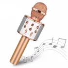 Karaoke Bluetooth Mikrofon Speaker Rose Gold