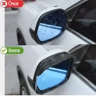 Karbon Desenli Araba Ayna Yağmur Koruyucu