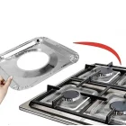 Kare Ocak Üstü Yağ Koruyucu Alüminyum Levha 10Lu